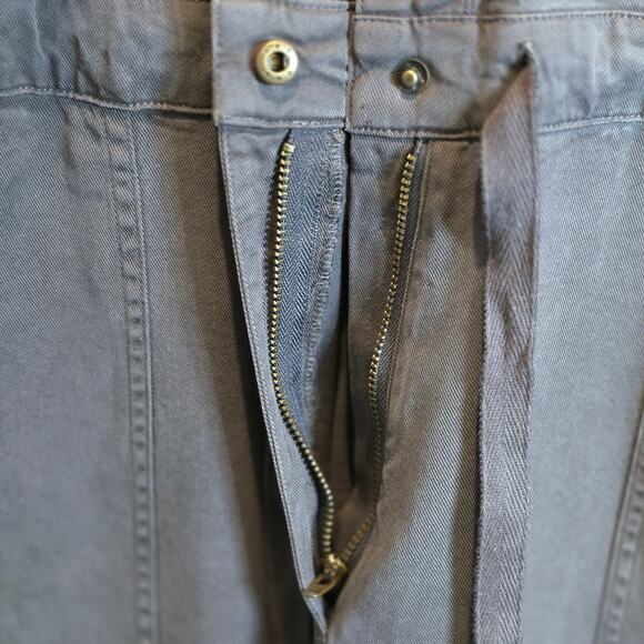 Sundance All Roads Jumpsuit Roll-tab Sleeve Womens Sz Large P Gray Lyocell $228 - Picture 12 of 16